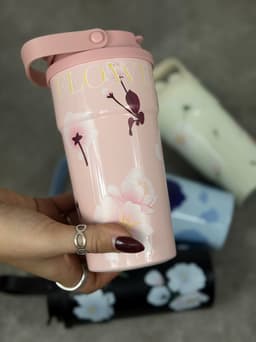 Vaso termico con agarre - imagen
