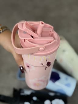 Vaso termico con agarre - imagen
