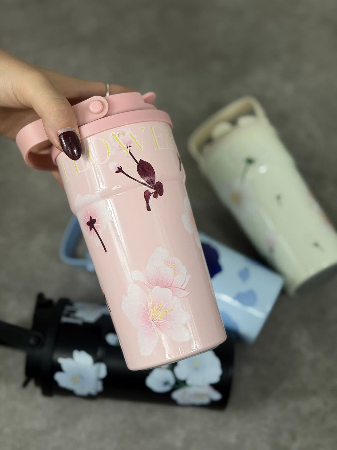 Vaso termico con agarre