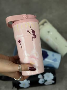 Vaso termico con agarre - imagen