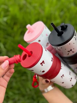 Vaso termico con sorbo y correa  700ml - imagen