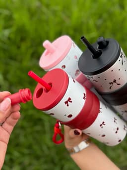 Vaso termico con sorbo y correa  700ml - imagen