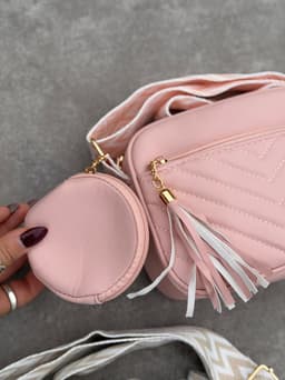 Cartera Bandolera con correa y monedero - imagen