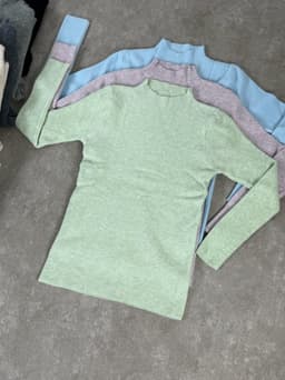 Polera morley de hilo - imagen