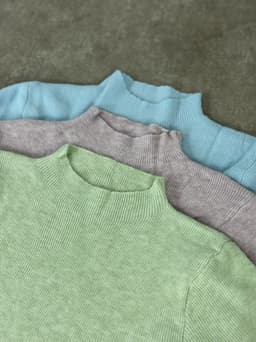 Polera morley de hilo - imagen