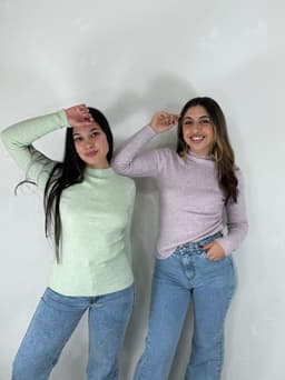 Polera morley de hilo - imagen
