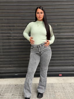 Polera morley de hilo - imagen