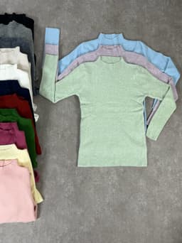 Polera morley de hilo por mayor ($ 390 c/u mínimo 6 unidades) - imagen
