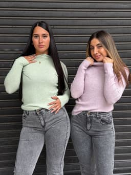 Polera morley de hilo por mayor ($ 390 c/u mínimo 6 unidades) - imagen