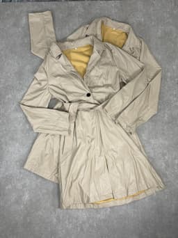 Tapado Simil Cuero con Cinturón Ines por mayor ($1090 c/u mínimo 6 unidades) - imagen