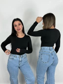 Body reductor manga larga por mayor ($298 c/u mínimo 10 unidades) - imagen