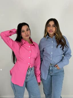 Camisa Basica Greta por mayor ($390 c/u mínimo 6 unidades) - imagen
