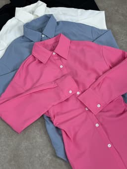 Camisa Basica Greta por mayor ($390 c/u mínimo 6 unidades) - imagen