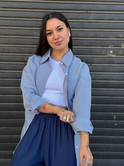 Camisa Basica Greta por mayor ($390 c/u mínimo 6 unidades) - imagen