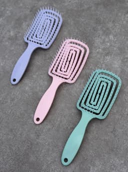 Cepillo flexible rectangular diseño espiral por mayor ( Pack de 12 a $ 89 c/u ) - imagen