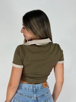 Top remera con cierre por mayor ( Pack de 12 a $ 195 c/u ) - imagen