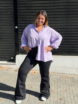 Camisa Oversize  Lisa por mayor ( Pack de 12 a $ 220 c/u ) - imagen