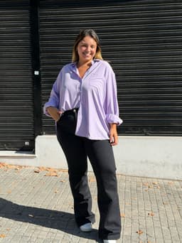 Camisa Oversize  Lisa por mayor ( Pack de 12 a $ 220 c/u ) - imagen