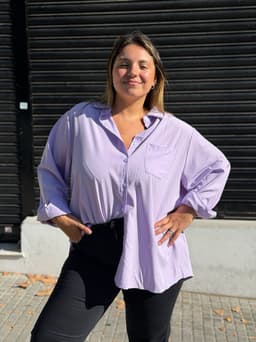 Camisa Oversize  Lisa por mayor ( Pack de 12 a $ 220 c/u )