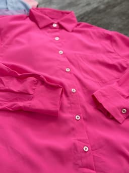 Camisa Oversize  Lisa por mayor ( Pack de 12 a $ 220 c/u ) - imagen