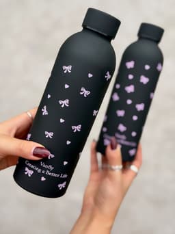 Botella termica con coquette por mayor ( Pack de 12 a $ 290 c/u ) - imagen