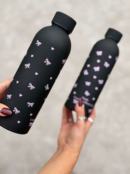 Botella termica con coquette por mayor ( Pack de 12 a $ 290 c/u ) - imagen