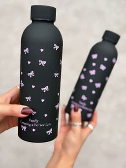 Botella termica con coquette por mayor ( Pack de 12 a $ 290 c/u ) - imagen