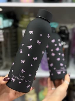 Botella termica con coquette por mayor ( Pack de 12 a $ 290 c/u ) - imagen