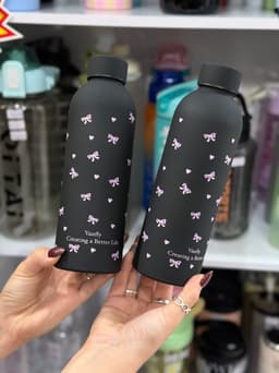 Botella termica con coquette por mayor ( Pack de 12 a $ 290 c/u ) - imagen