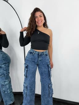 Jean Medellin cargo mega elastizado por mayor ( Pack de 12 unidades a $690 c/u) - imagen