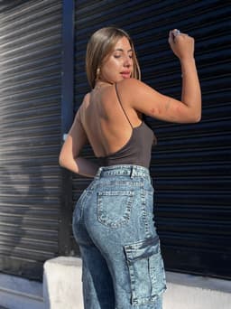Jean Medellin cargo mega elastizado por mayor ( Pack de 12 unidades a $690 c/u) - imagen