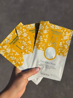 Mascarilla facial yellow - imagen