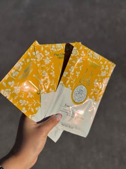 Mascarilla facial yellow - imagen