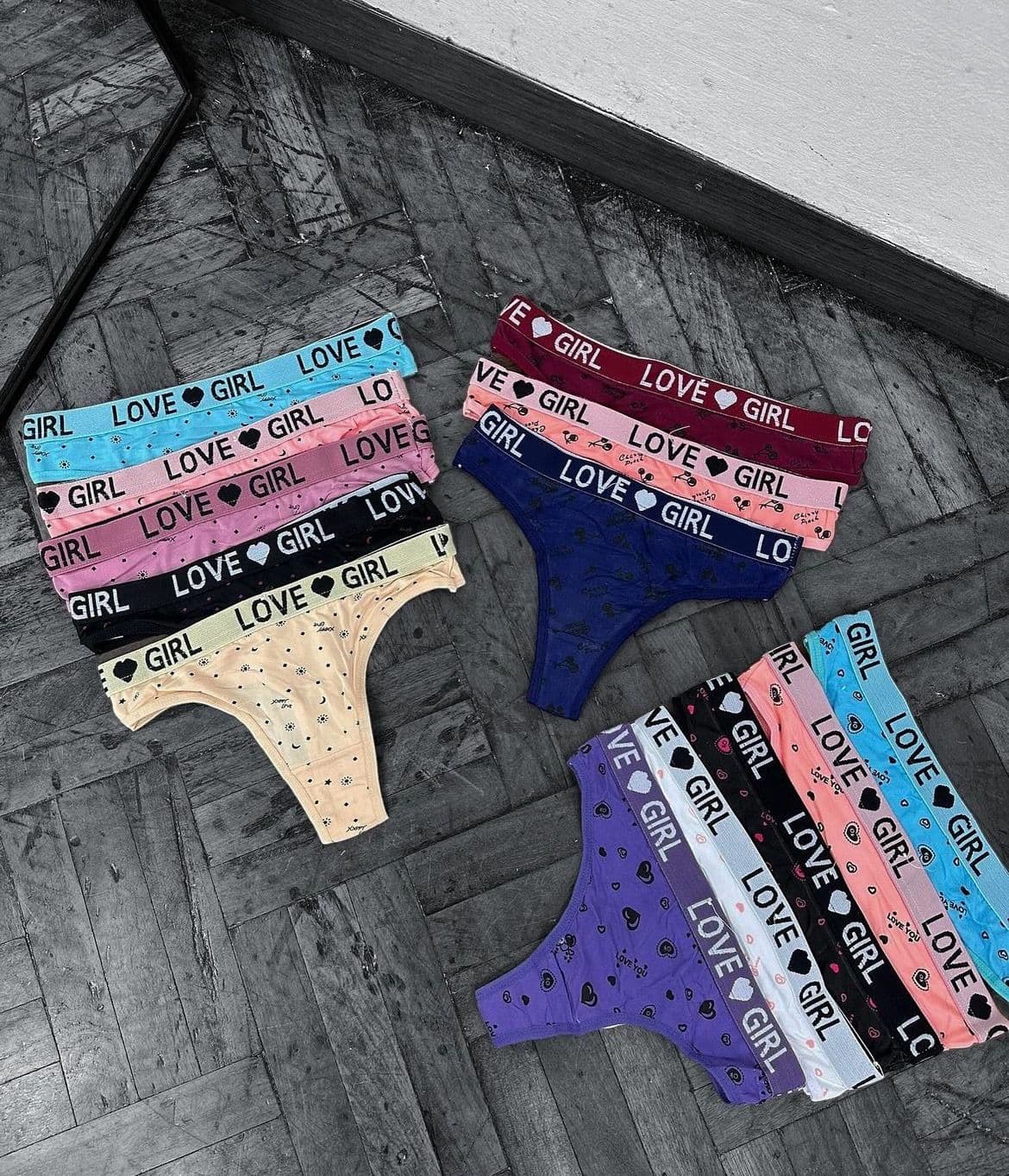 Pack de colaless LOVE & GIRL por MAYOR (6 por $200)