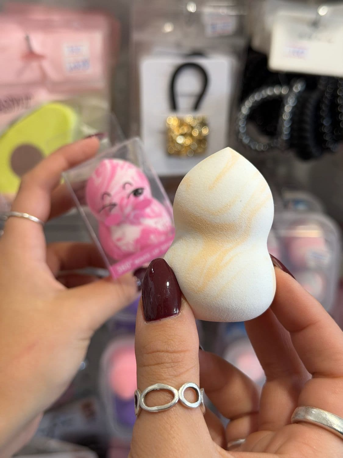 Esponja individual para maquillaje diseño difuminado