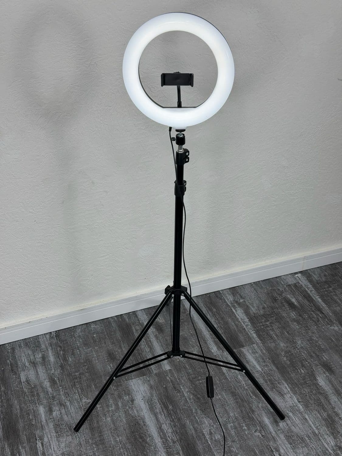 Aro de luz con tripode