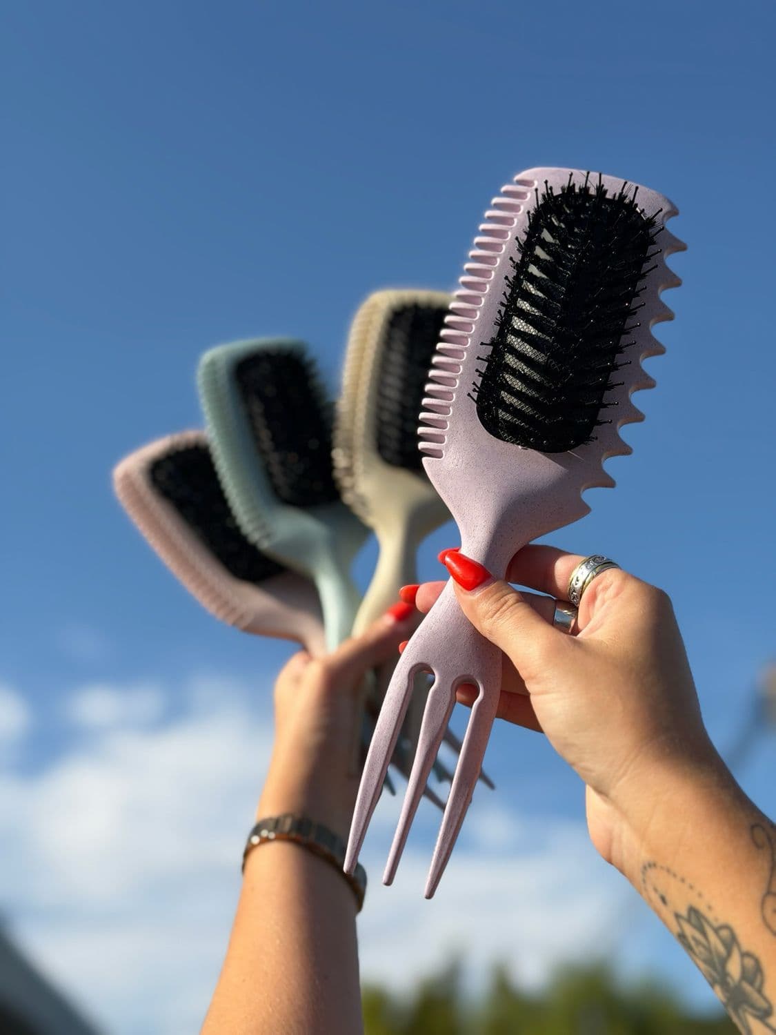 Cepillo para rulos 2 en 1